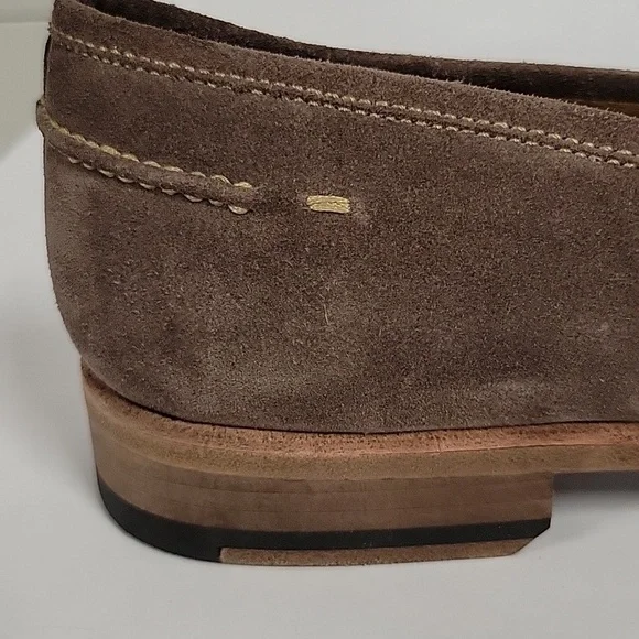 Magnanni Men's Lucien Suede Penny Loafers, Mocha Brown, Size 9, Made in Spain - Picture 13 of 16